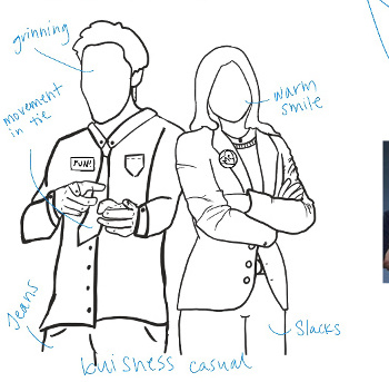 two megacore employees from factions of sol